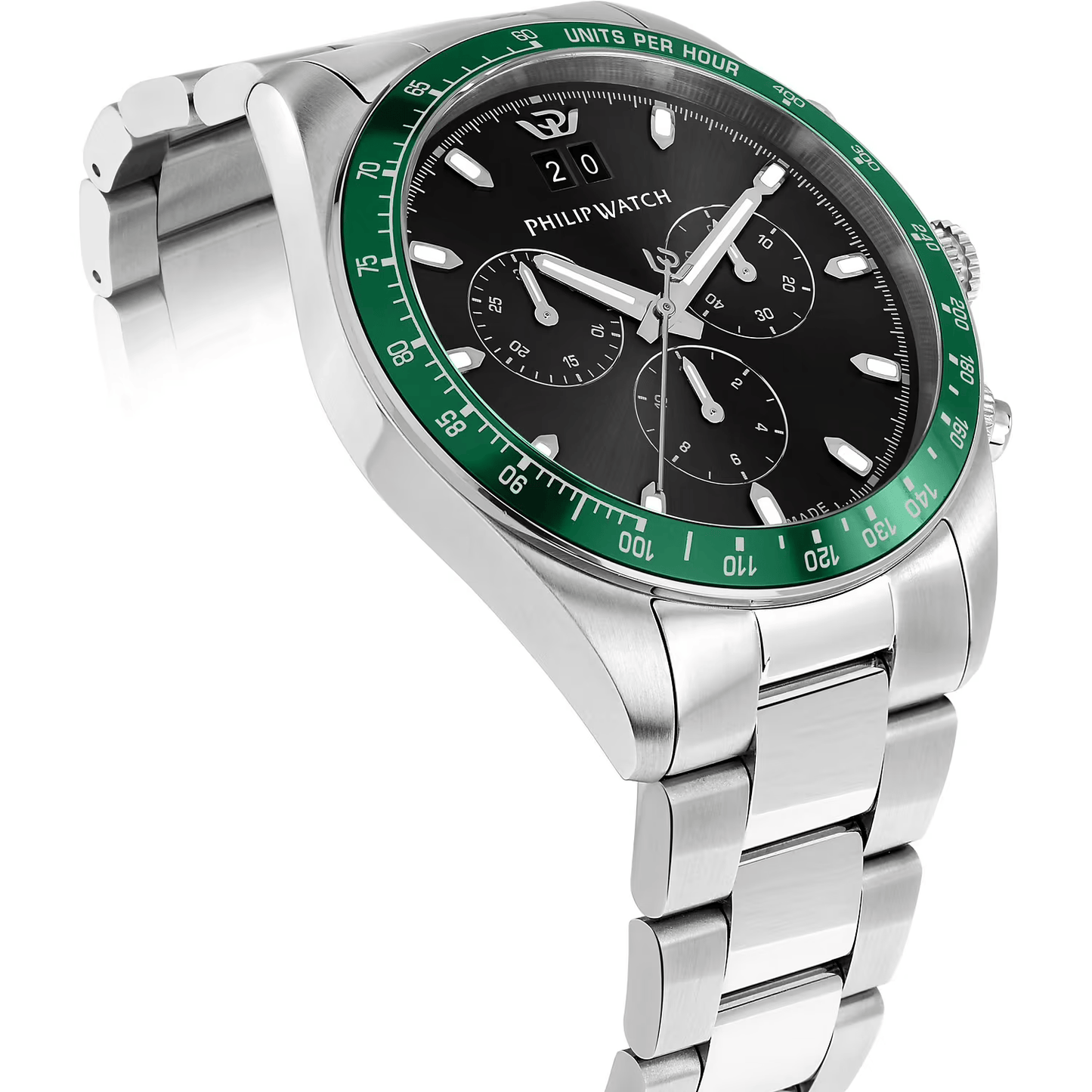 Philip Watch Caribe Sport Chronograph Quarz R82736 grün