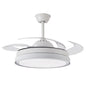 Ventilatore Da Soffitto E Plafoniera 40W Lampadario Led 3 Pale Wifi Telecomando