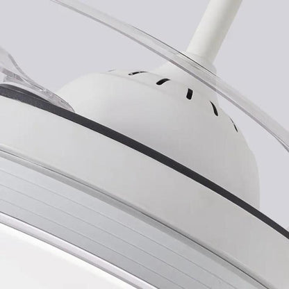 Ventilatore Da Soffitto E Plafoniera 40W Lampadario Led 3 Pale Wifi Telecomando
