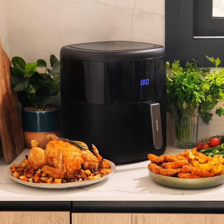 Cecotec Heißluftfritteuse 6L Digital (Cecofry Bombastik 6000) Air Fryer 1700W