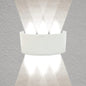 LED WALL SCONCE WHITE 18W NATURAL LIGHT 4000K OUTDOOR UP&DOWN WATERPROOF
