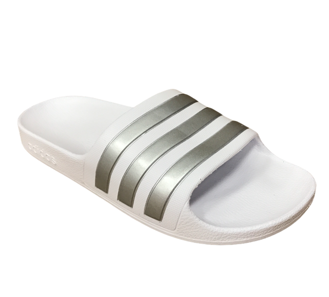 Adidas ciabatta da piscina mare Adilette Aqua K F35555 white