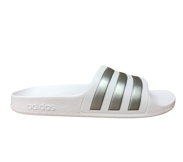 Adidas ciabatta da piscina mare Adilette Aqua K F35555 white