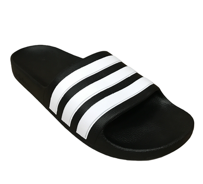Adidas Adilette Aqua F35556 Ciabatte Junior Mare Piscina Nero Bianco