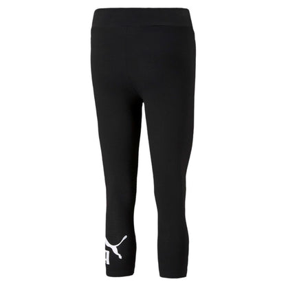 Puma pantalone sportivo da donna ESS 3/4 Logo Leggings 586828 01 black