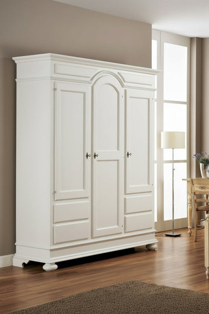 Kleiderschrank 3 Türen 4 Schubladen