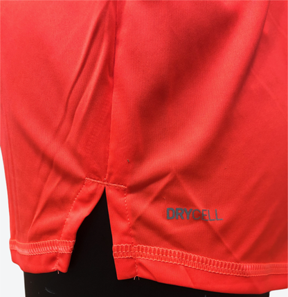 Puma maglietta manica corta da uomo Run Logo 52020384 rosso lava-nero