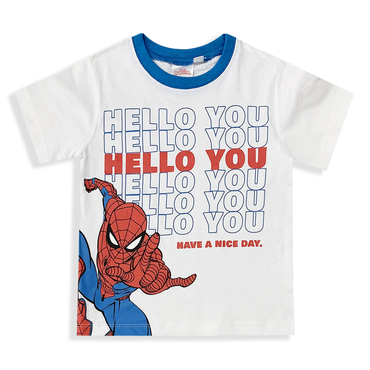 Marvel Spiderman Kids' Pajamas, T-shirt and Shorts Set in Printed Cotton 6028