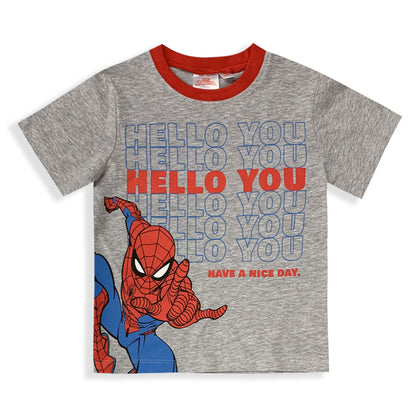 Marvel Spiderman Kids' Pajamas, T-shirt and Shorts Set in Printed Cotton 6028