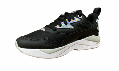 Puma scarpa sneakers da donna  X-Ray Lite Metallic 368858 04 nero bianco viola