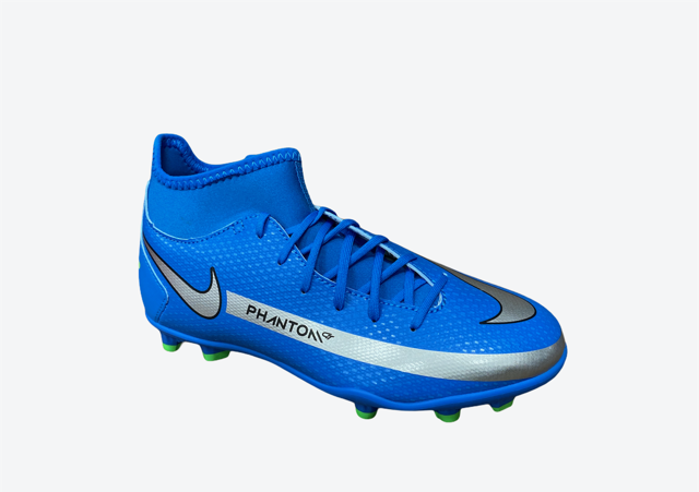 Nike Phantom GT Club DF FG/MG Jr CW6727 400 Calcio Junior Azzurro