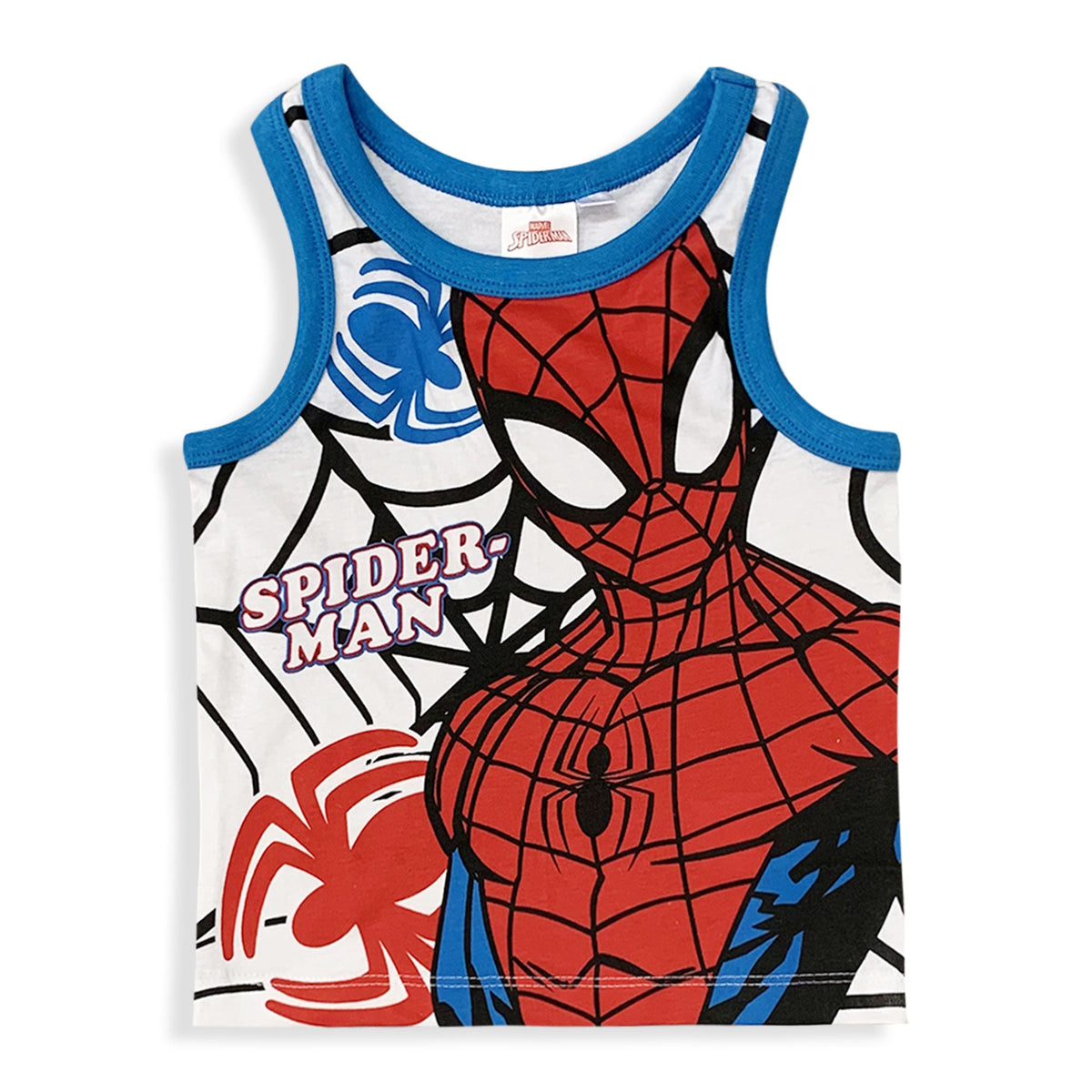 Kids' Marvel Spiderman Cotton Printed Vest and Shorts Pyjamas 6031