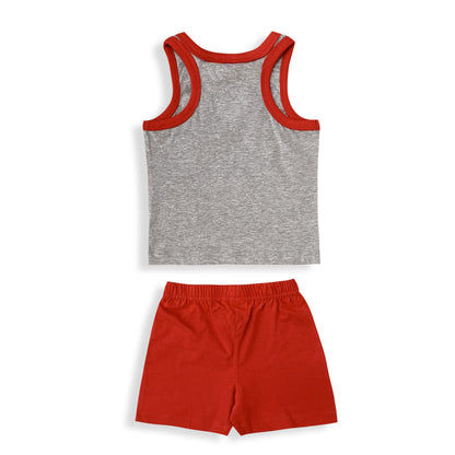 Kids' Marvel Spiderman Cotton Printed Vest and Shorts Pyjamas 6031