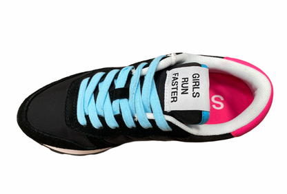 SUN68 scarpa sneakers da donna Ally Solid Nylon Z31201 11 nero