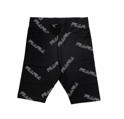 Fila leggings da bambina con logo 683325 002 nero