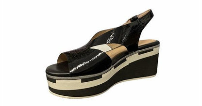 Stonefly sandalo da donna Diva 10 Patant Leather 213774 000 nero