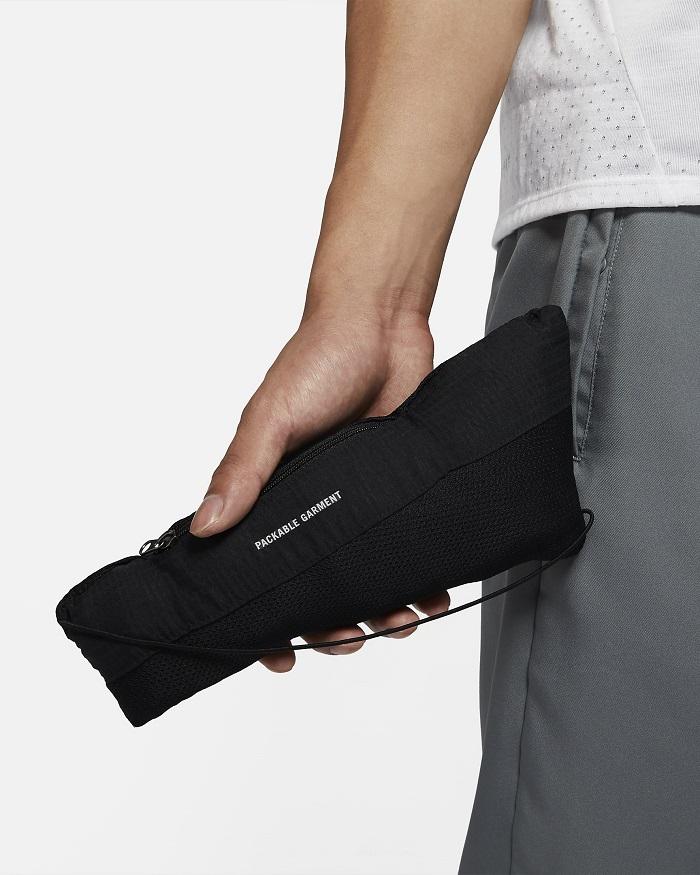 Nike Felpa Cappuccio Cerniera Intera Essential Uomo Nero Argento - CU5358-010