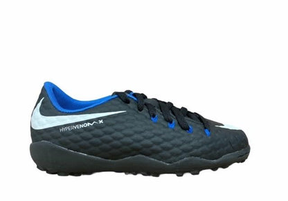 Nike scarpa da calcetto da ragazzo Hypervenomx Phelon III 852598 002 nero-bianco