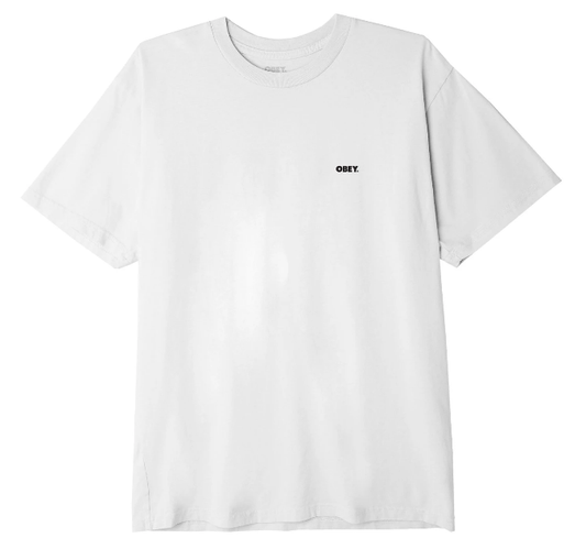 Obey maglietta manica corta da uomo Statue Icon 165262589 bianco