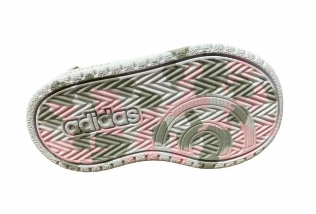 Adidas scarpa da ginnastica da bambina con strappo Hoops 2.0 CMF I FY9453 rosa grigio