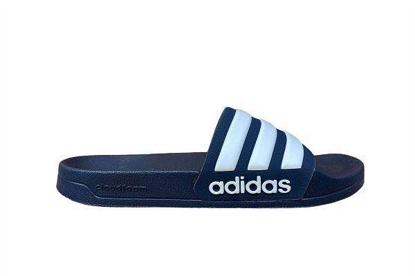 Adidas ciabatta unisex per mare e/o piscina Adilette Shower AQ1703 blu-bianco