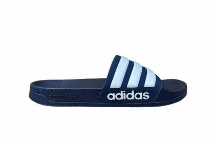 Adidas ciabatta unisex per mare e/o piscina Adilette Shower AQ1703 blu-bianco