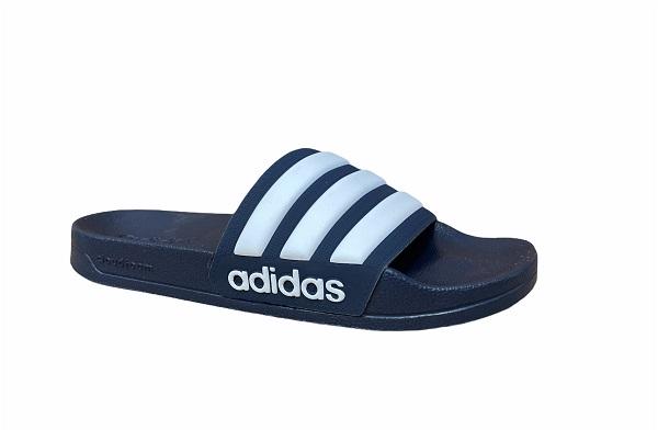 Adidas ciabatta unisex per mare e/o piscina Adilette Shower AQ1703 blu-bianco