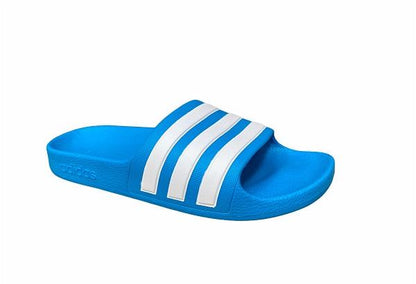 Adidas Ciabatta da bambino per piscina e mare Adilette Aqua FY8071 blu-bianco