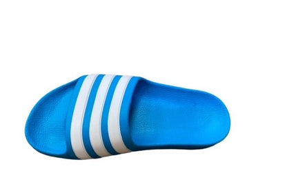 Adidas Ciabatta da bambino per piscina e mare Adilette Aqua FY8071 blu-bianco