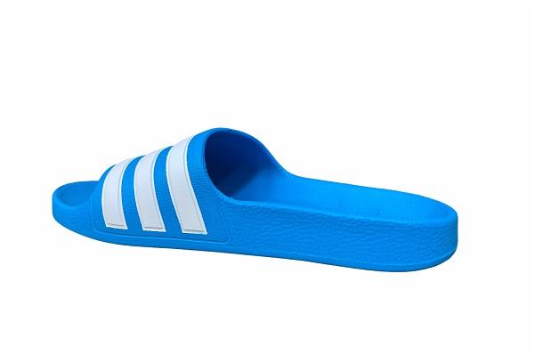 Adidas Ciabatta da bambino per piscina e mare Adilette Aqua FY8071 blu-bianco