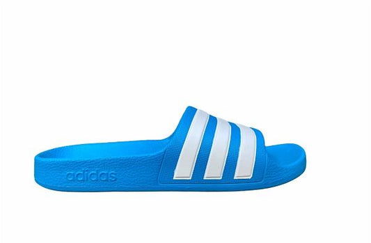 Adidas Ciabatta da bambino per piscina e mare Adilette Aqua FY8071 blu-bianco