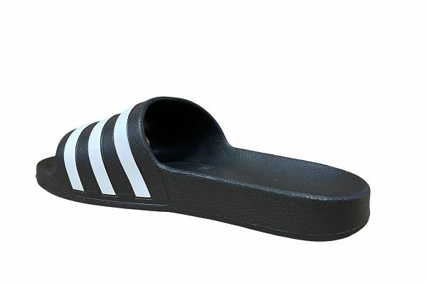 Adidas ciabatta unisex per mare e piscina Aqua F35543 nero-bianco