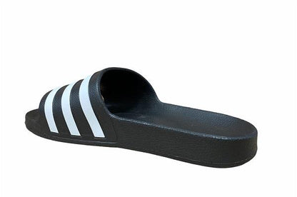 Adidas ciabatta unisex per mare e piscina Aqua F35543 nero-bianco