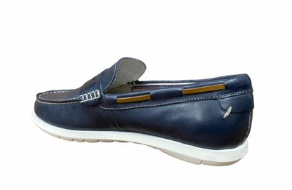 Stonefly scarpa mocassino da uomo  Santiago 2 Calf 213726 03G blu