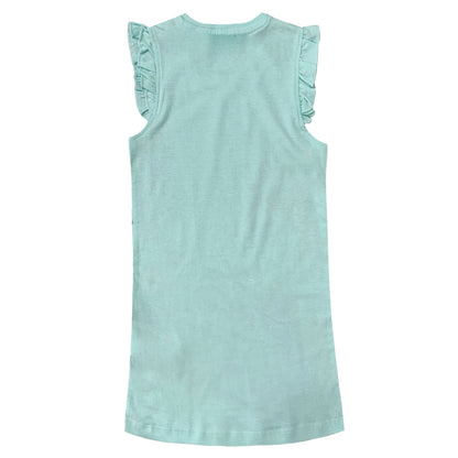 Disney Frozen Elsa girls' nightdress with ruffles, 6080 cotton camisole