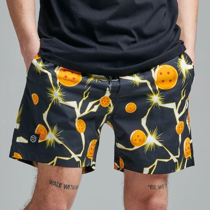 Dolly Noire costume a pantaloncino da mare da uomo Dragon Ball Swimshort SS52 nero