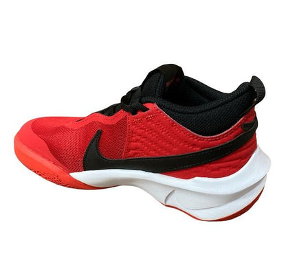 Nike Scarpa Basket Junior Team Hustle D 10 GS Rosso Nero - CW6735-600