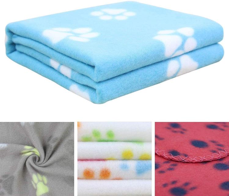 COPERTA PLAID IN PILE COPRIDIVANO ANIMALI COPRI SEDILE AUTO PER CANI GATTI 60X60