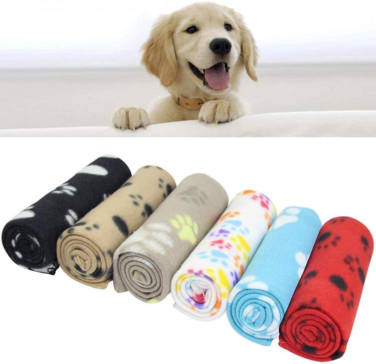 COPERTA PLAID IN PILE COPRIDIVANO ANIMALI COPRI SEDILE AUTO PER CANI GATTI 60X60