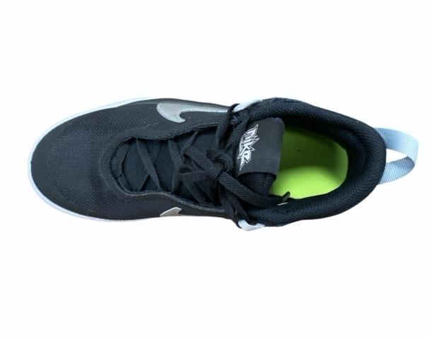 Nike Team Hustle D 10 CW6735 004 Scarpe Basket Junior Nero Argento