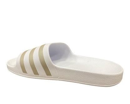 Adidas ciabatta per mare e piscina Adilette Aqua EF1730 bianco-platino