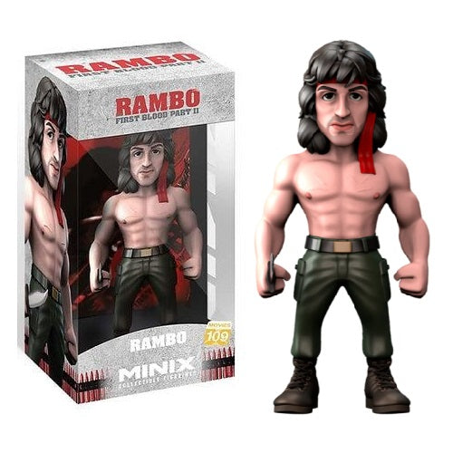 Minix Rambo Bandana - (Filme 109) Figur 12cm Statue Sammlerstück