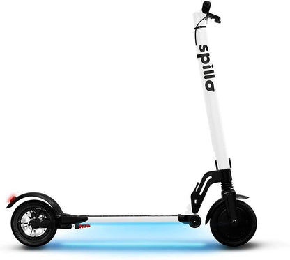 The One Spillo XL 350W E-Scooter 8,5" LED Klappbar Weiß