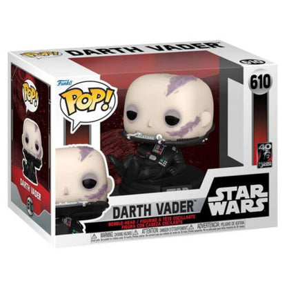 Funko Pop ! Star Wars Ritorno Jedi 40Th - (610) Darth Vader Vinyl Figure 9Cm