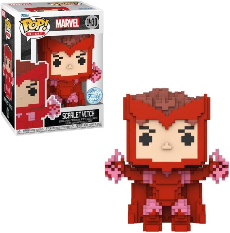 Funko Pop Marvel 8-Bit (1430) - Scarlet Witch Vinylfigur Sonderausgabe 9 cm