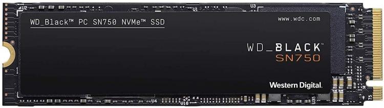 Western Digital Ssd Interno Gaming 500Gb Sn750 M.2 Wd Black Pcie Nvme 3.0