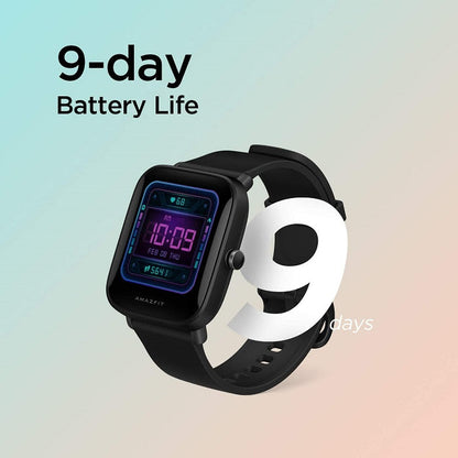 AMAZFIT BIP U SMARTWATCH OROLOGIO FITNESS TOUCH AMOLED IMPERMEABILE SPORT/NERO