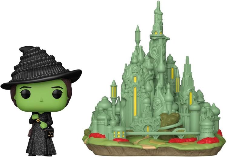 Funko Pop! Town - Wicked (44) - Elphaba mit Smaragdstadt Vinyl Figur 25cm