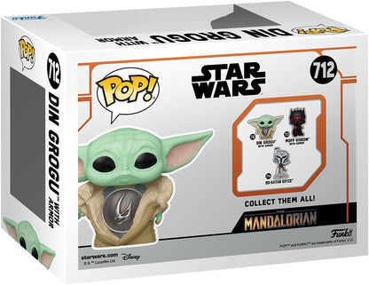 Funko Pop ! Star Wars (712) Din Grogu W/ Armor (The Child Baby Yoda) 9cm