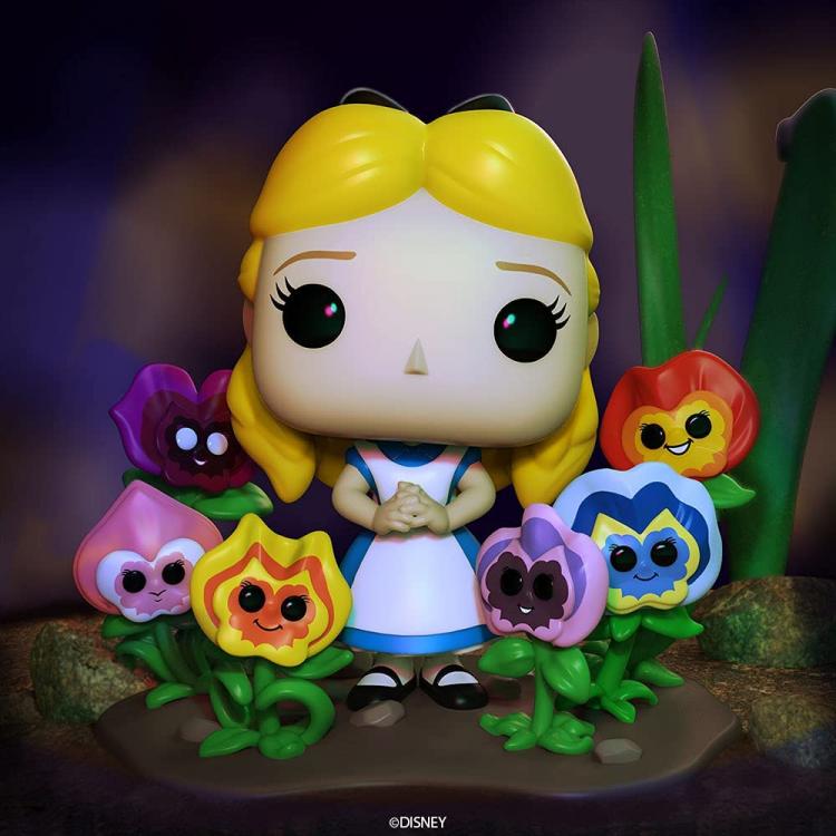 Funko Pop Deluxe Alice mit Blumen 1057 - Alice im Wunderland zum 70. Jubiläum Figur 15cm